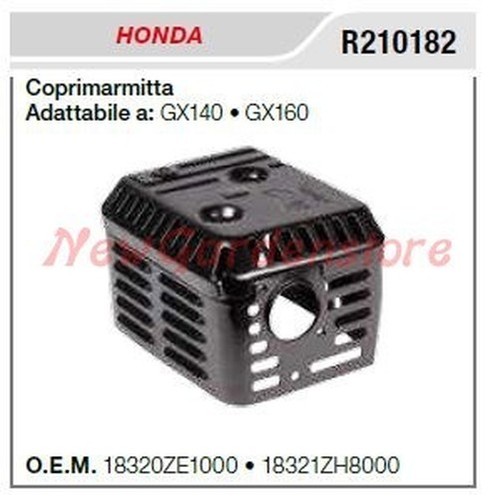Couvre silencieux honda - couvre,