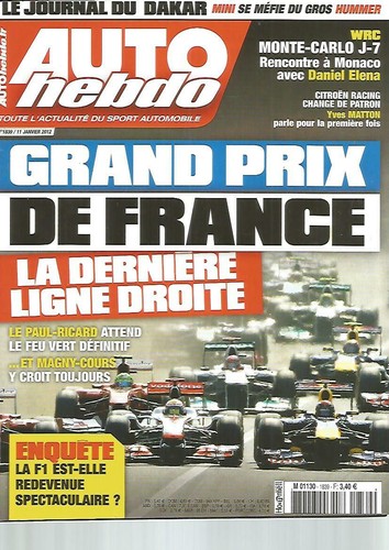 Auto hebdo 1839 p - g.p, de