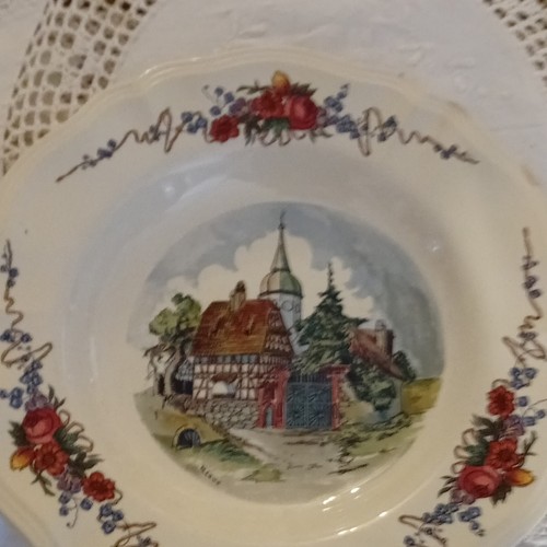 Sarreguemines assiette obernai - assiette,