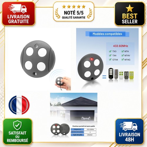 Télécommande portail mhouse - télécommande,