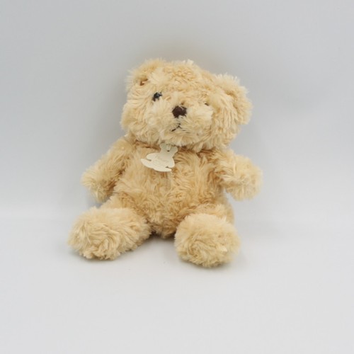 Doudou peluche ours - beige, miel