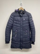 Womens Anapurna Equipment Coat Akna Lady Quilted Navy detachable hood Size Small