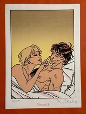 FRANCQ  EX  LIBRIS SIGNE  SERIGRAPHIE LARGO WINCH   DURANGO TTBE