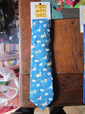 Cravate Tintin 100% soie Studio Aventures Herge - Neuf MILOU