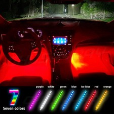 4pc LED Strip Lights RGB 5050 2835 Multicolor Control Waterproof Flexible Home