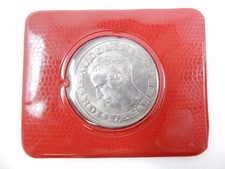 1958 BELGIUM 50 FRANC, BAUDOUIN RIO DES BELGES, .835 SILVER  