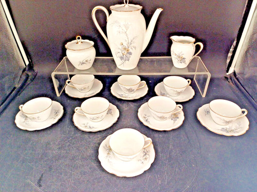 Service cafe porcelaine fine - cafe,