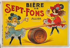 AFFICHE  POSTER    BIERE SEPT