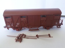 ROCO 1/87 HO REF: 4392B COVERED FREIGHT WAGON