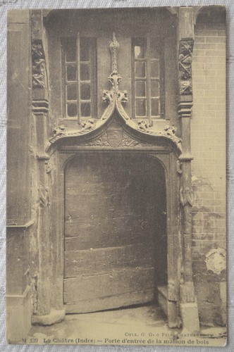 Cpa châtre porte - la,