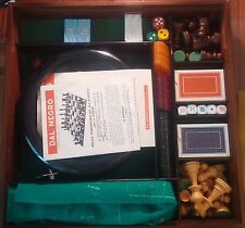 Dal Negro Bakelite Roulette Luxury Box Set + Wooden Chess - Pearl Tokens - 