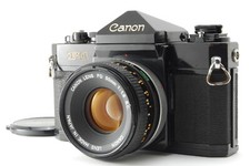 "AS IS Shutter Meter works" Canon F-1 Early Model 35mm SLR Film Camera w/ Lens