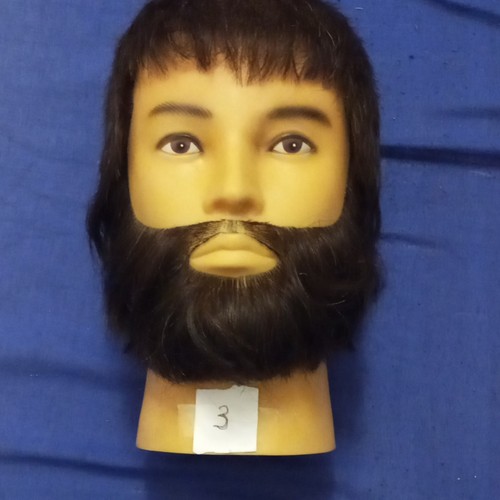 Tête mannequin homme cheveux
