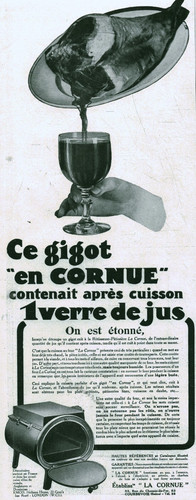 Publicité ancienne gigot - , en