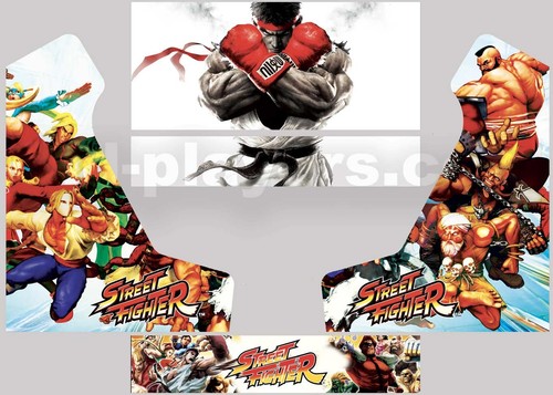 Stickers bartop street fighter - bartop,