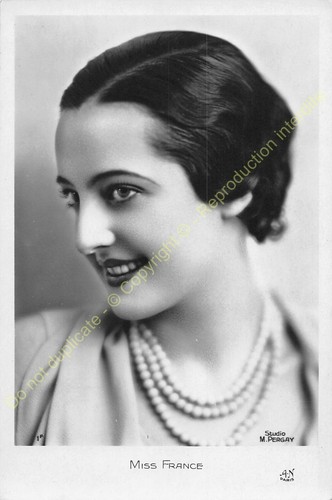 Rppc cpsm star miss - cpsm, france