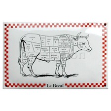 Plaque émaillée : LE BOEUF