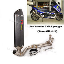 Complete Exhaust For Yamaha TMAX500 530 2008-16 Front Header 570mm Muffler Pipe