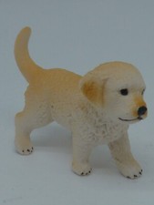 SCHLEICH FIGURINE PVC PLASTIQUE ANIMAL CHIEN CHIOT GOLDEN LABRADOR