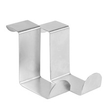 6PC Crochet de Porte Arriere Cintre de Vetement D'Armoires de Cuisine En Ac7133