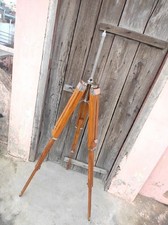 Trépied nautique en bois de teck, lampadaire en bois, éclairage de...