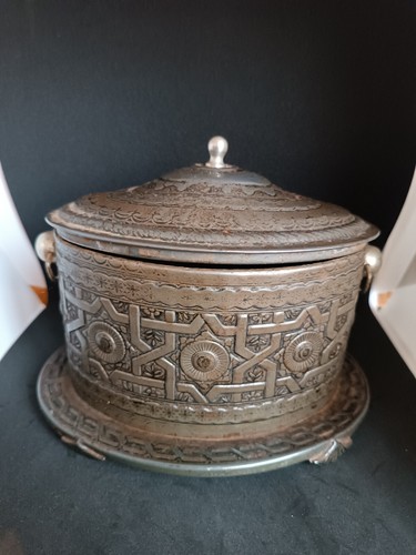 Ancienne boite fer thé - ancienne,