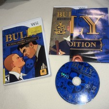 Bully Scholarship Edition Nintendo Wii CIB Complete Tested Rockstar Video Game