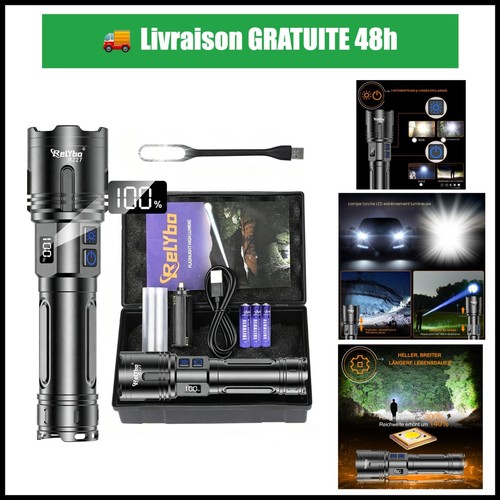 Lampe torche led relybo - lampe,