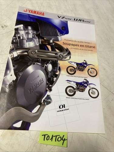 Yamaha yz426f wr426f 2001 moto - yz426f,