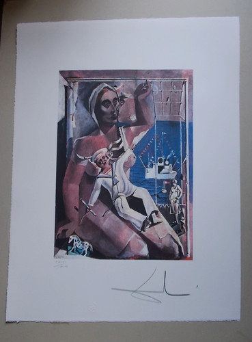Lithographie salvador dali - dali,