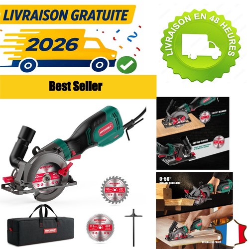 Mini scie circulaire hychika - circulaire,