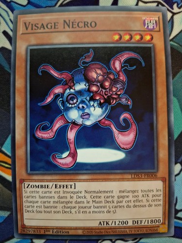 Carte visage nécro - carte, yu-gi-oh