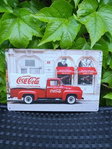 Plaque métal coca - métal, cola