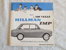 HILLMAN IMP  Catalogue
