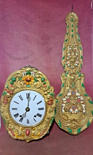Ancienne horloge comtoise - horloge,
