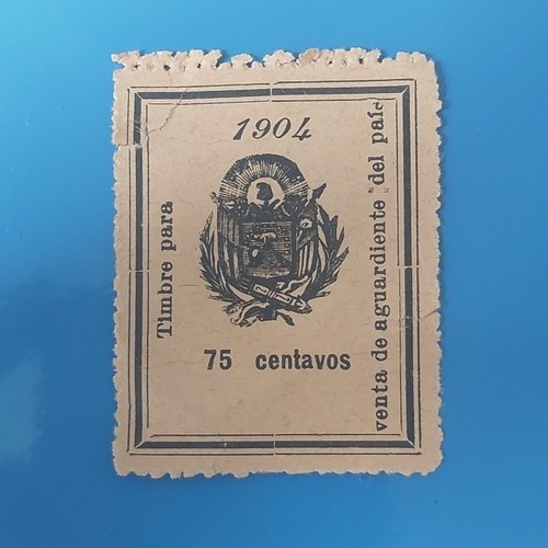 Salvador timbre fiscal - , 1904,75