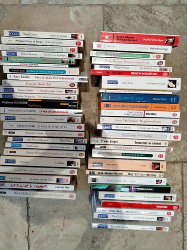 Lot livres poche - de,