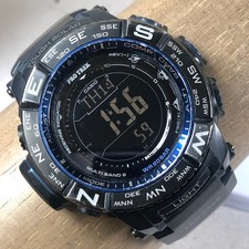 Casio PRO TREK Men PRW-3500Y Multifunction Rubber Solar Digital Watch 7 3/4"