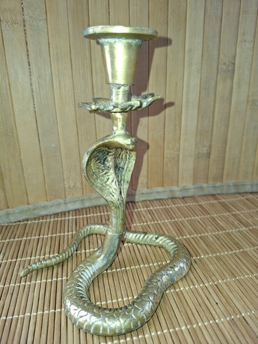 Bougeoir ancien cobra en - ​bougeoir,