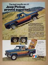 1979 AMC Jeep Honcho J10 Pickup Truck vintage print Ad