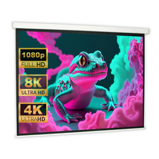 DELUXX Advanced Projecteur home cinéma Écran manuel 200 x 117 16:9 86" HDTV 4K
