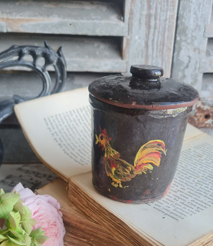 Ancien petit pot terre - pot,