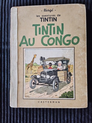 Tintin congo a14 noir - tintin, congo-