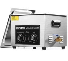 CREWORKS 15L Ultrasonic Cleaner with Knob 360W 40kHz