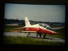 ## photo BAe Hawk U-1270 Emmen 1996 (eeh) Swiss Air Force Kodachrome 64 slide ##