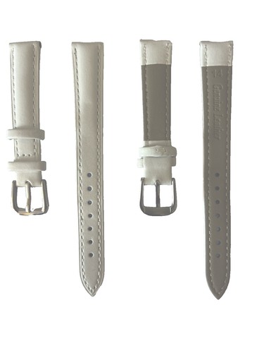 Bracelet montre cuir blanc - ,