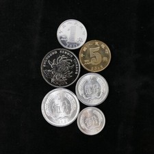 Chine 6 monnaies de