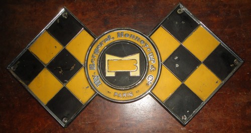 Rare plaque métal ancien - rare,