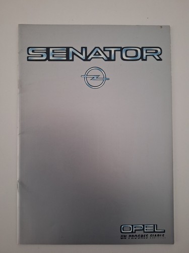 Opel senator 1982 - 1982, brochure