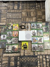 Microsoft Xbox One S 500GB White with 24 game bundle(COD,Fallout,cyberpunk, etc)